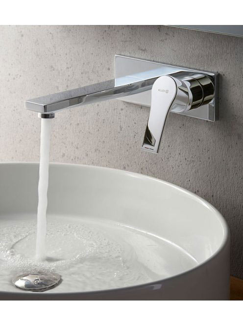 Kludi Zenta SL falra szerelhető mosdócsaptelep 180 mm-es kif