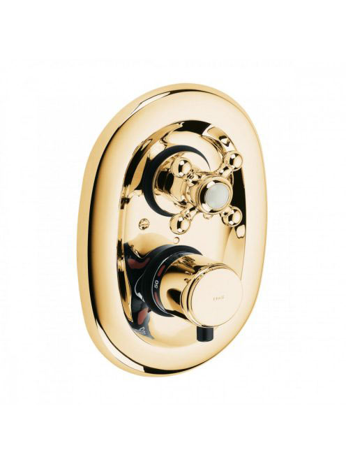 Kludi 1926 falsík alatti termosztátos csaptelep arany színű