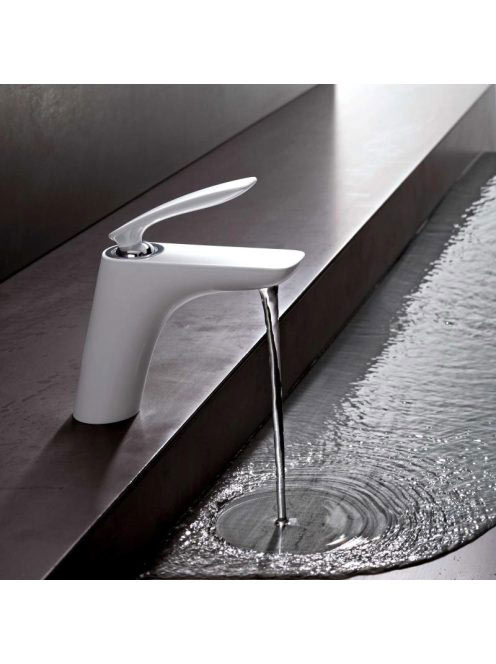 Kludi Balance egykaros fehér/króm mosdócsaptelep, leeresztős