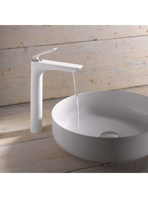 Kludi Balance egykaros króm/fehér mosdócsaptelep, leeresztős