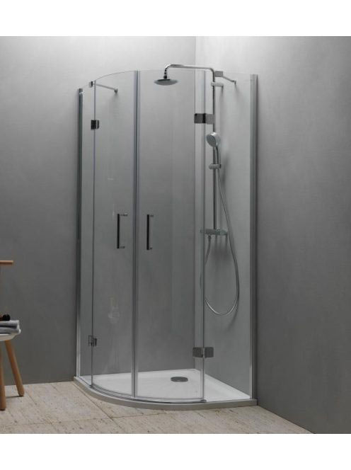 Kolpa San Atlas TKP 90/K íves zuhanykabin 90x200 átlátszó üv