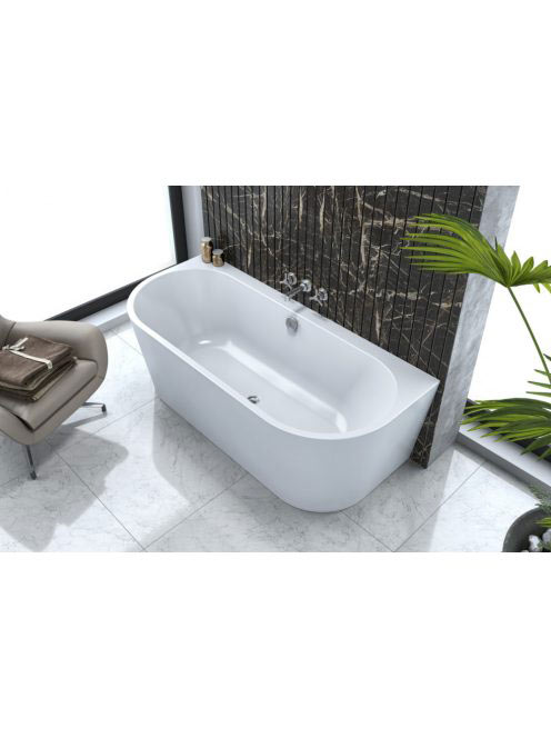 Kolpa San Dream-SP akril fürdőkád le- és túlfolyóval 180x80