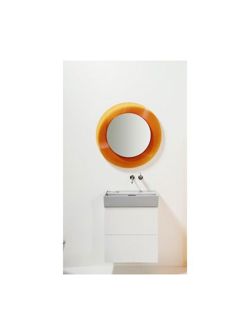 Laufen Kartell by Laufen narancssárga tükör, LED világítássa