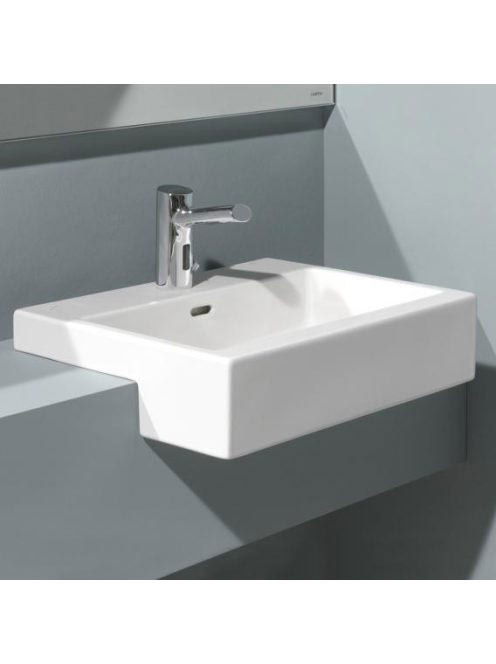 Laufen Living City félig beépíthető kerámia mosdó 55x46 cm e