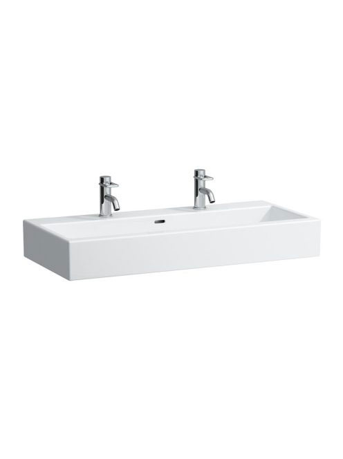 Laufen Living City kerámia mosdó 100x46 cm kettő csaplyukkal