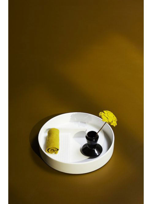 Laufen Val kör alakú matt fehér eszköztartó 32,5x32,5 cm H87