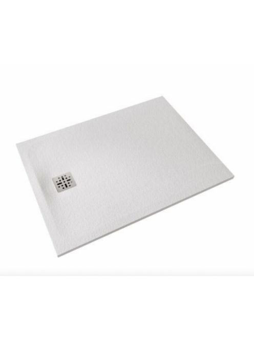 Marmy Dolomite szögletes zuhanytálca 70x90 Prada White / Mat