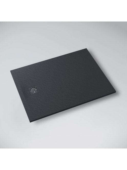 Marmy Dolomite szögletes zuhanytálca 70x100 Cavalli Black /