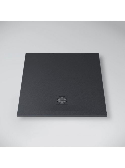 Marmy Dolomite szögletes zuhanytálca 80x80 Cavalli Black / M