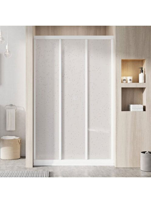 Ravak Supernova ASDP3-100 zuhanyajtó pearl műanyag betéttel,