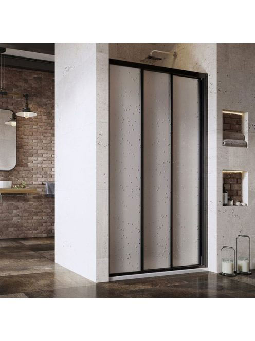 Ravak Supernova ASDP3-100 zuhanyajtó Pearl műanyag betéttel,