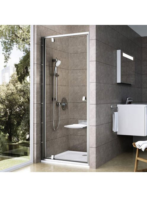 Ravak Pivot PDOP1-80 zuhanyajtó (szatén-transparent) 03G40U0