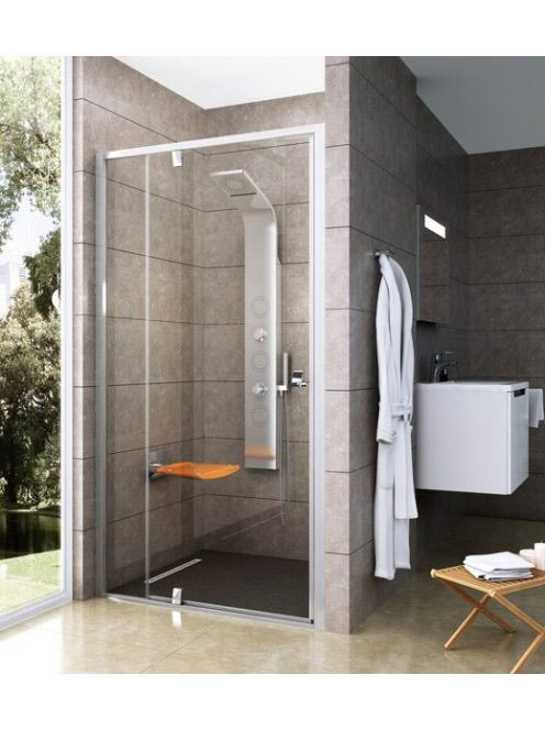 Ravak Pivot PDOP2-100 zuhanyajtó (szatén-transparent) 03GA0U