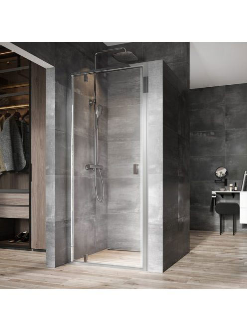 Ravak Nexty NDOP1-80 Zuhanyajtó átlátszó üveggel, fényes kró