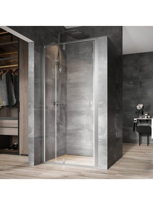 Ravak Nexty NDOP2-110 kétrészes zuhanyajtó átlátszó üveggel,