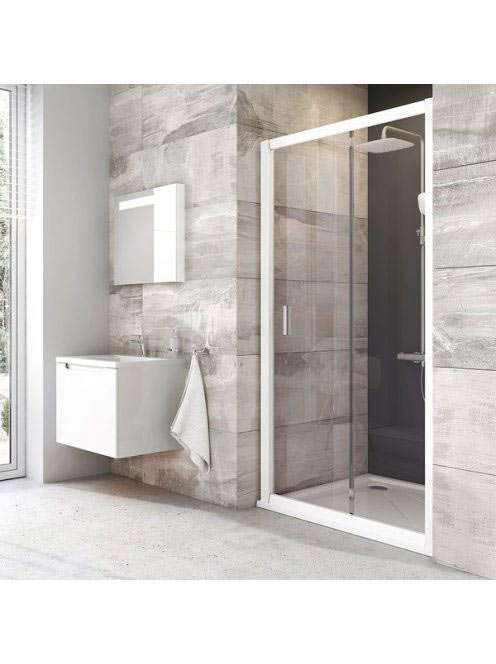 Ravak Blix BLDP2-120 zuhanyajtó (fehér-Transparent) 0PVG0100