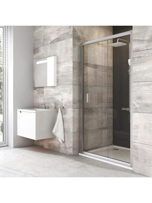 Ravak Blix BLDP2-120 zuhanyajtó (szatén-Transparent) 0PVG0U0