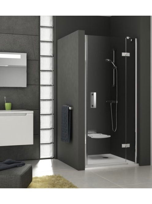 Ravak SmartLine SMSD2-120 (B) jobbos zuhanyajtó (króm-transp