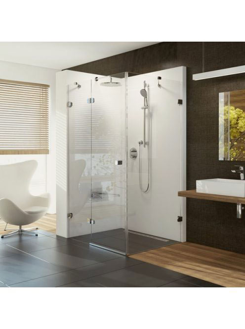 Ravak Brilliant zuhanykabin BSDPS-80 bal (króm-transparent)