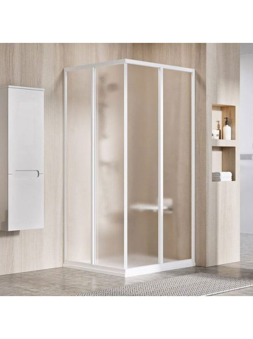Ravak Supernova SRV2-80 sarokbelépős zuhanykabin (fehér+Grap