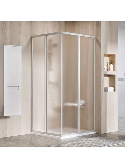 Ravak Supernova SRV2-80 sarokbelépős zuhanykabin (szatén+Gra
