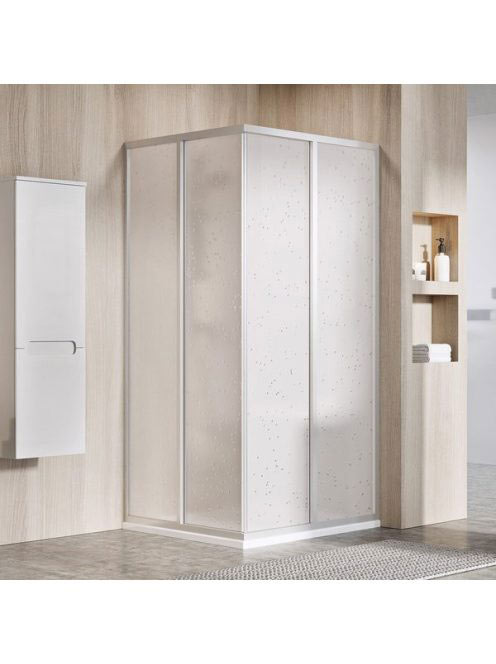 Ravak Supernova SRV2-90 sarokbelépős zuhanykabin (szatén+Pea