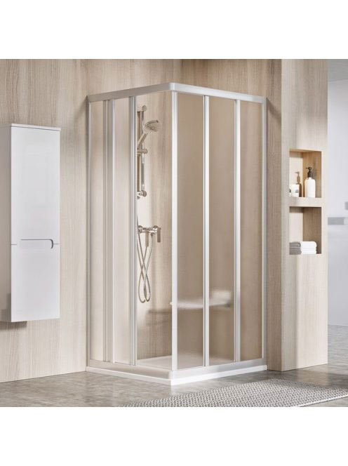 Ravak Supernova ASRV3-75 sarokbelépős zuhanykabin (szatén+Gr