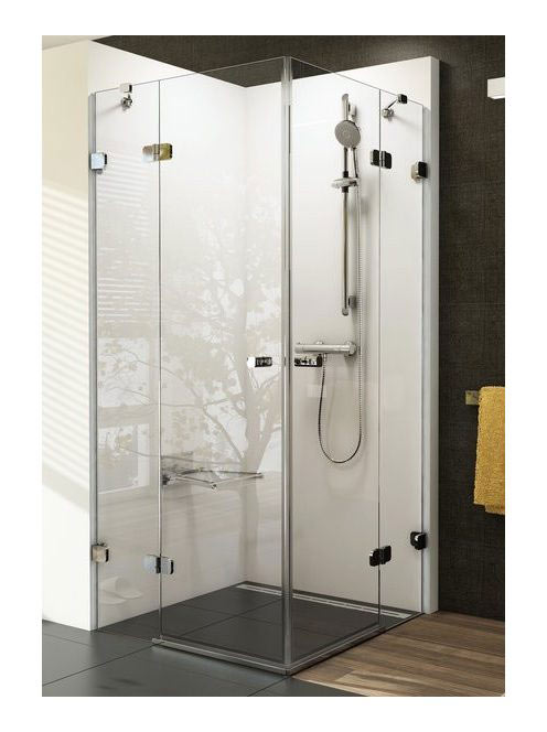 Ravak Brilliant zuhanykabin BSRV4-90 (króm-transparent) 1UV7