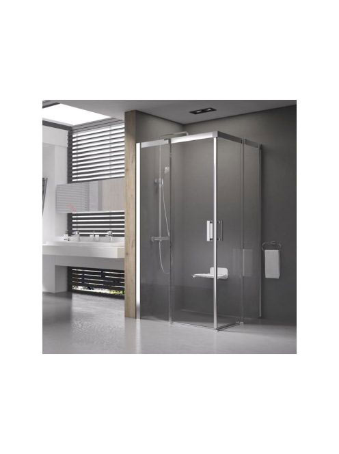 Ravak Matrix MSRV4-100/100 zuhanykabin krómhatású-Transparen