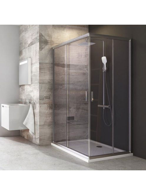 Ravak Blix BLRV2K-90 sarokbelépős zuhanykabin (szatén-Transp