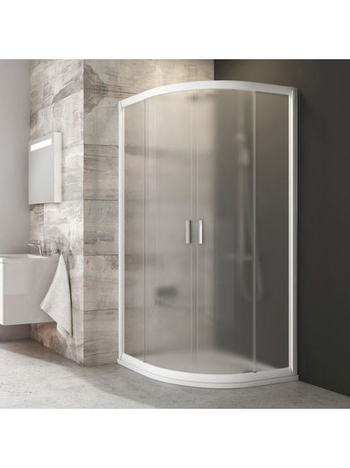 Ravak Blix BLCP4-80 negyedköríves zuhanykabin 80x80 cm, fehé