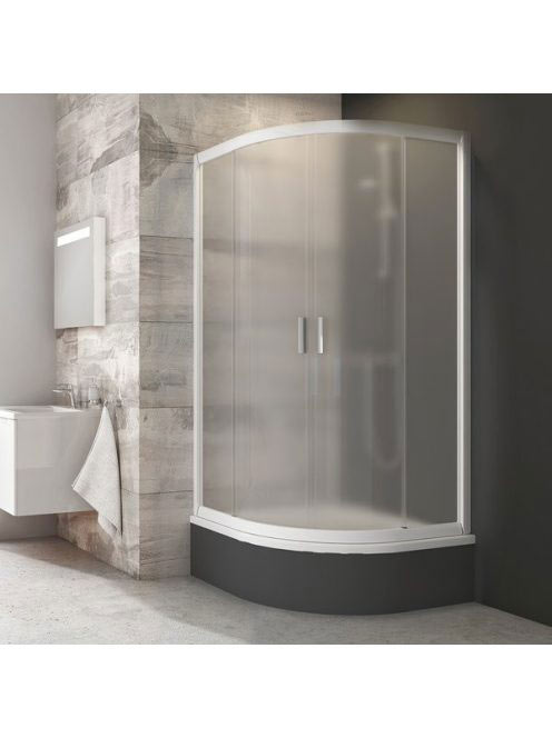 Ravak Blix Sabina BLCP4-80 zuhanykabin (fehér-Grape) 3B24014