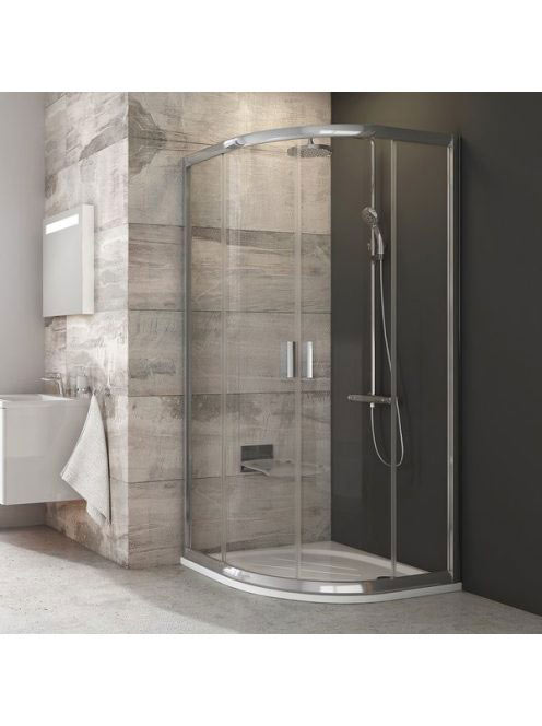 Ravak Blix BLCP4-80 negyedköríves zuhanykabin 80x80 cm, króm