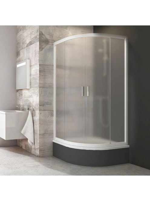 Ravak Blix BLCP4-90 Sabina zuhanykabin (fehér-Grape) 3B27014