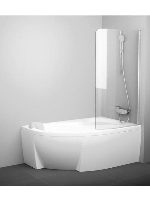 Ravak CVSK1 jobbos kádparaván 100x150 cm (szatén-Transparent