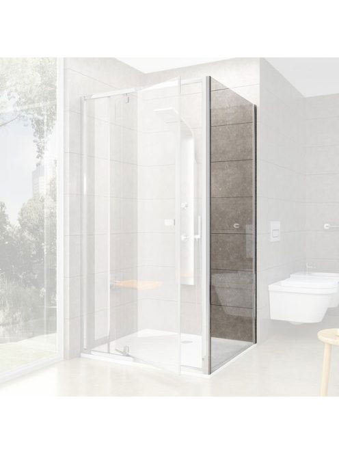 Ravak Pivot PPS-90 zuhanyfal (krómhatású-transparent) 90G70C