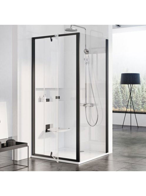 Ravak Pivot PPS-100 fix oldalfal (fekete-Transparent) 90GA03