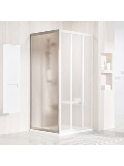 Ravak Supernova APSS-90 fix üveg zuhanyfal (szatén+Grape) 94