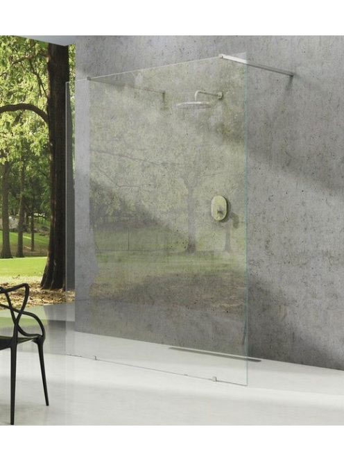 Ravak Walk-In Free 140 zuhanyfal (fényes alu - Transparent)
