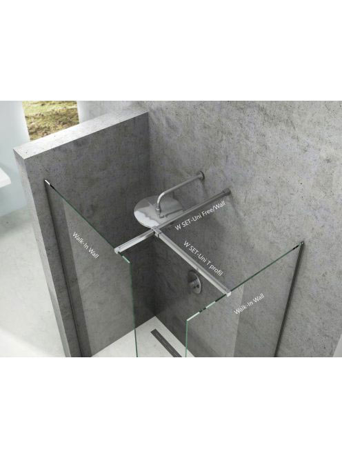 Ravak W SET-Uni T profil (krómhatású) GWD01000A099 - Fürdősz