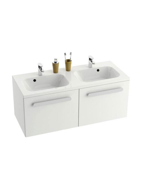 Ravak Chrome SD 1200 duplamosdó alatti szekrény (fehér/fehér