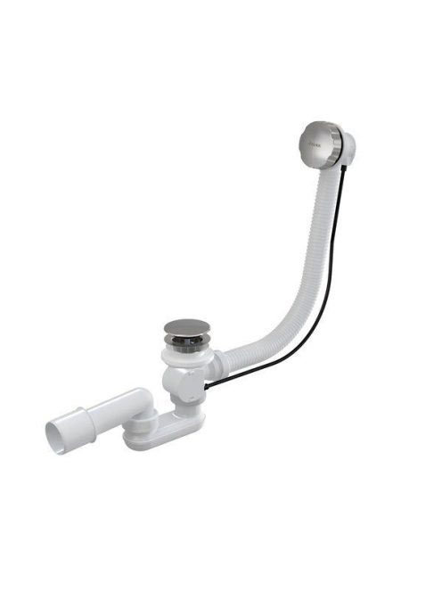 Ravak Kád le/túlfolyószett 570mm bovdenes króm X01305 - Fürd