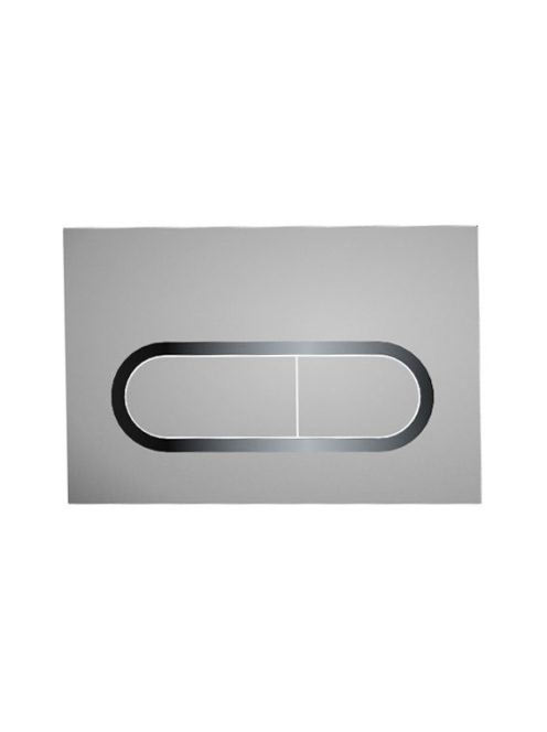 Ravak Chrome WC öblítő fedőlap, szatén X01454 - Fürdőszoba -