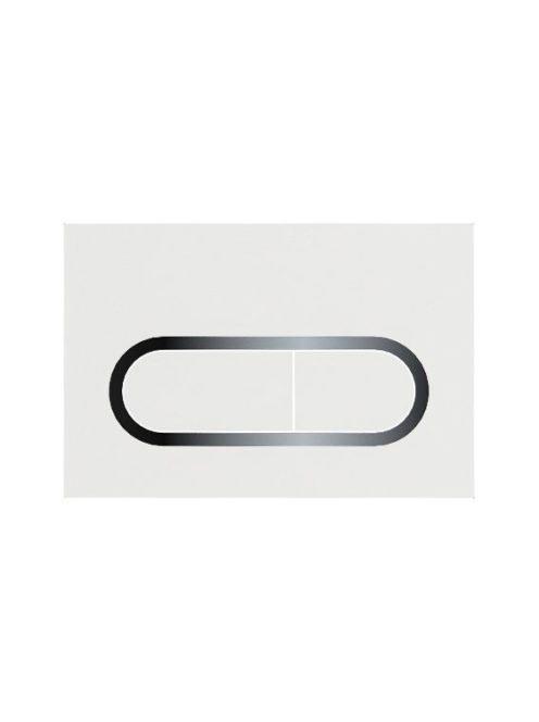 Ravak Chrome WC öblítő fedőlap, fehér X01455 - Fürdőszoba -