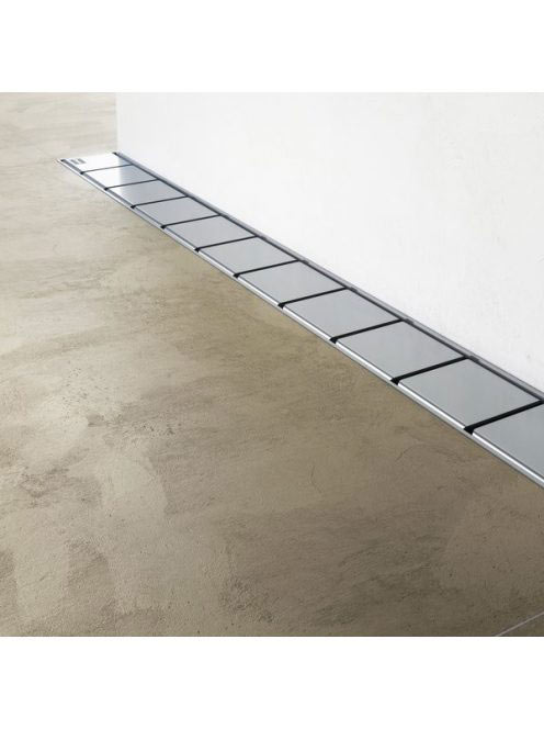 Ravak 10° OZW 850 zuhanyfolyóka - rozsdamentes acél (falhoz)