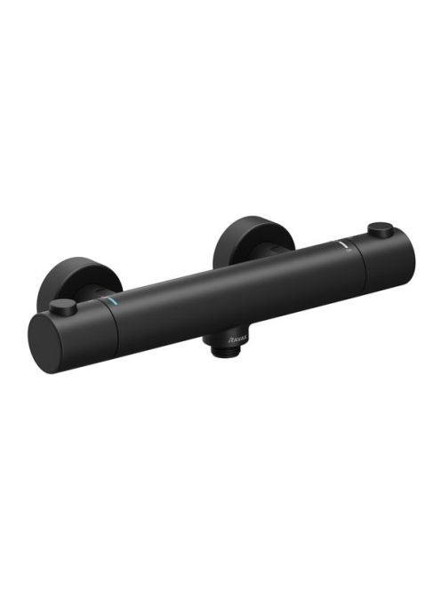 Ravak Puri termosztátos zuhanycsaptelep, fekete X070188 - Fü