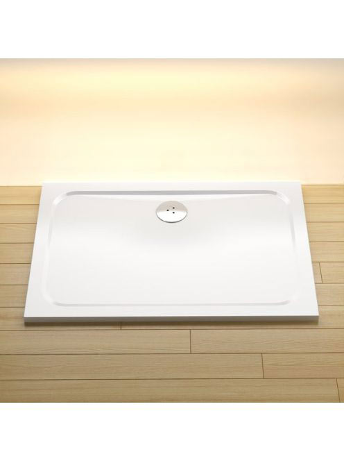 Ravak Gigant Pro Chrome zuhanytálca 100x90 cm, fehér XA04A70