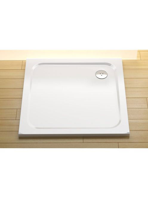 Ravak Perseus Pro Chrome 100 szögletes zuhanytálca (fehér) X