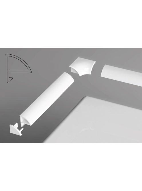 Ravak vízvető léc 6/110, fehér XB441100001 - Fürdőszoba - Ká