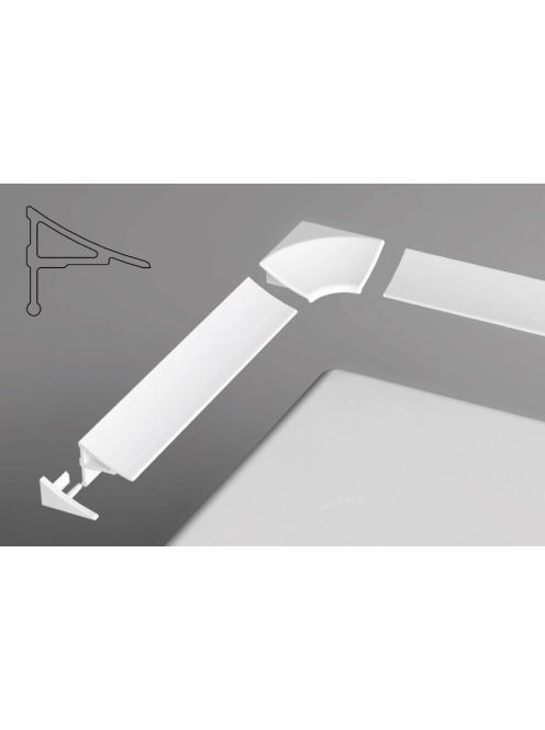 Ravak vízvető léc 11/110, fehér XB461100001 - Fürdőszoba - K